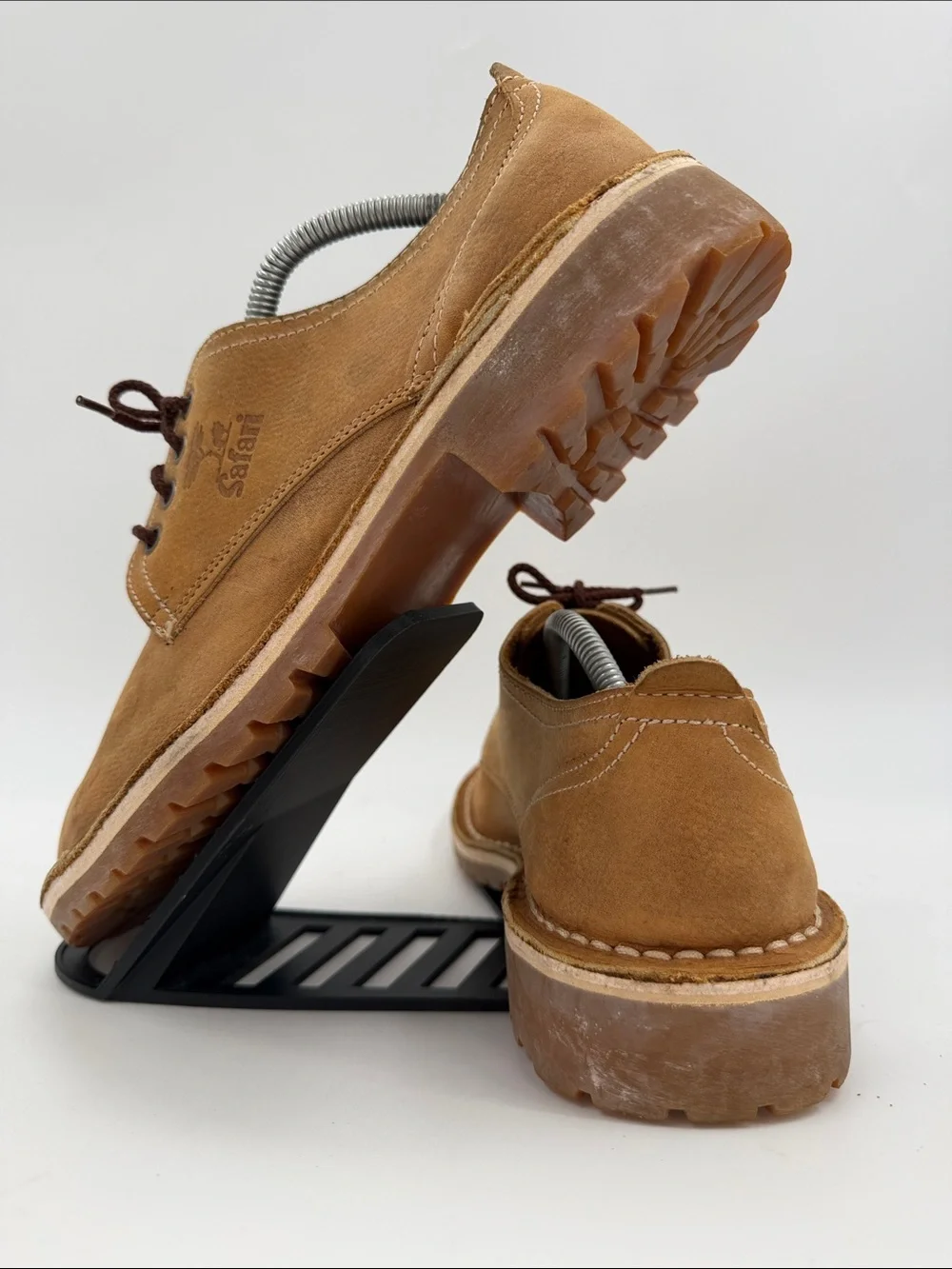 Authentic Bata Safari Kenya Low Cut Oxfords Desert Shoes Men's 9.5 Wheat NuBuck